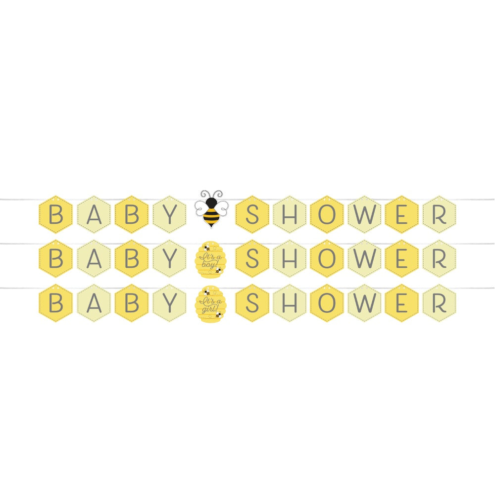 Bumblebee Baby Ribbon Banner