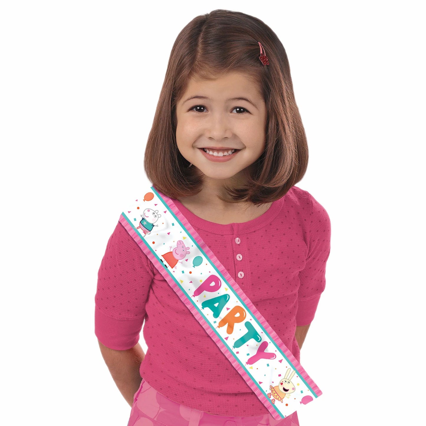 Peppa Pig Confetti Party Sash