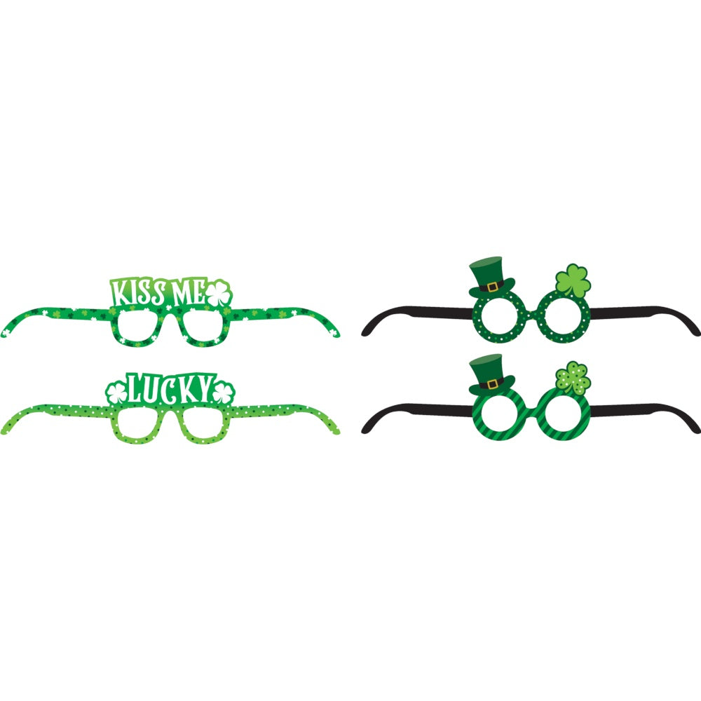 St.Pats Paper Glasses - 4Ct