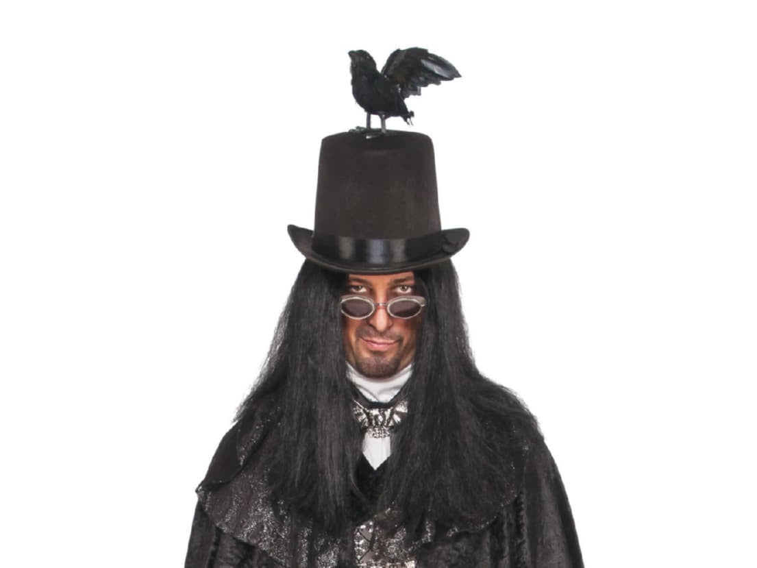 Adult Raven Top Hat