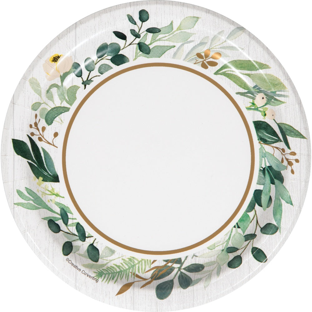 Eucalyptus Greens 7In Plates