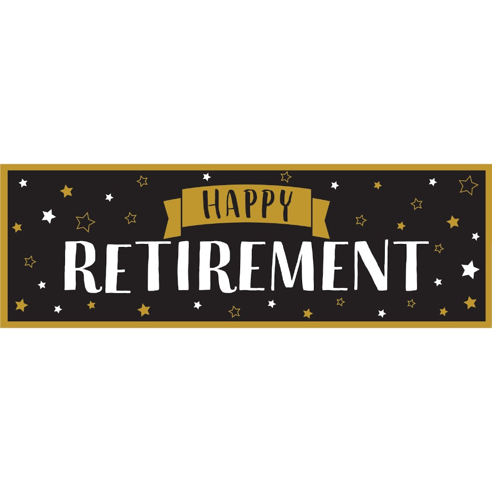 Happy Retirement Giant Banner