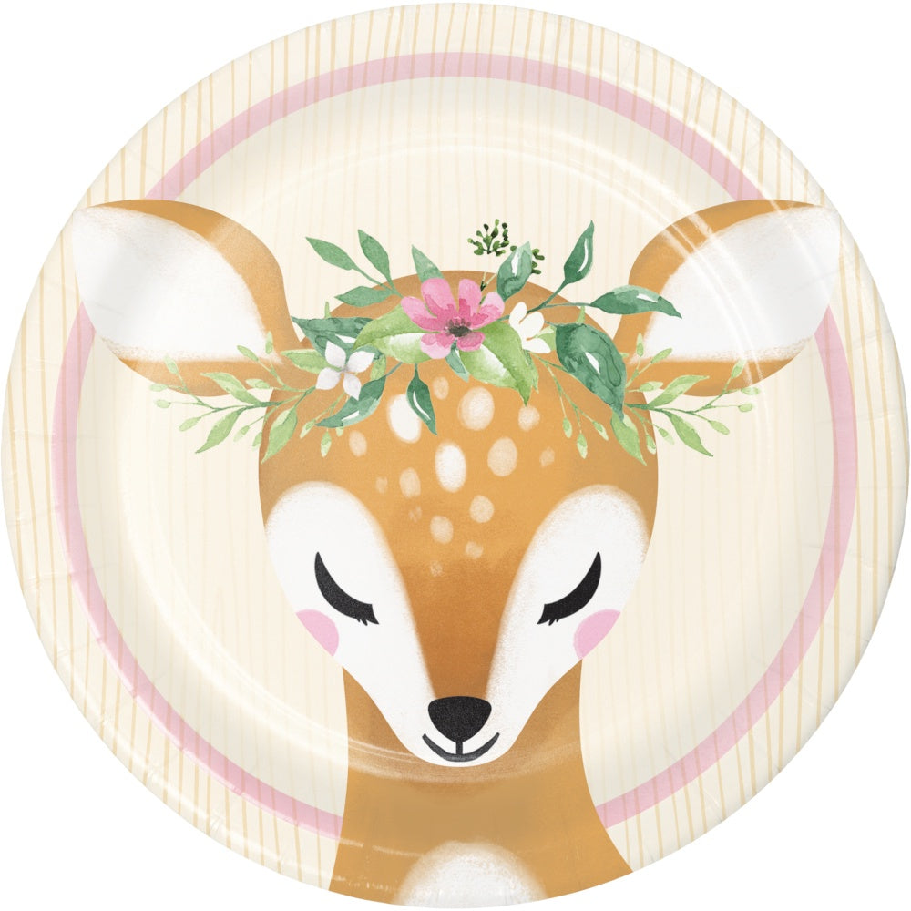 Deer Little One 7In Plates
