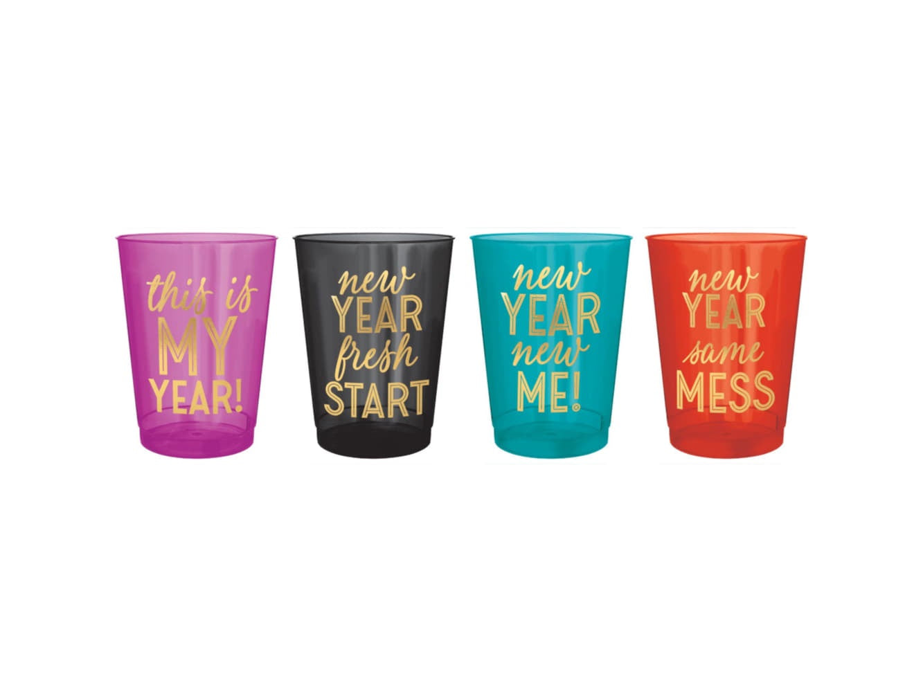 New Years Assorted Tumblers 10 Oz