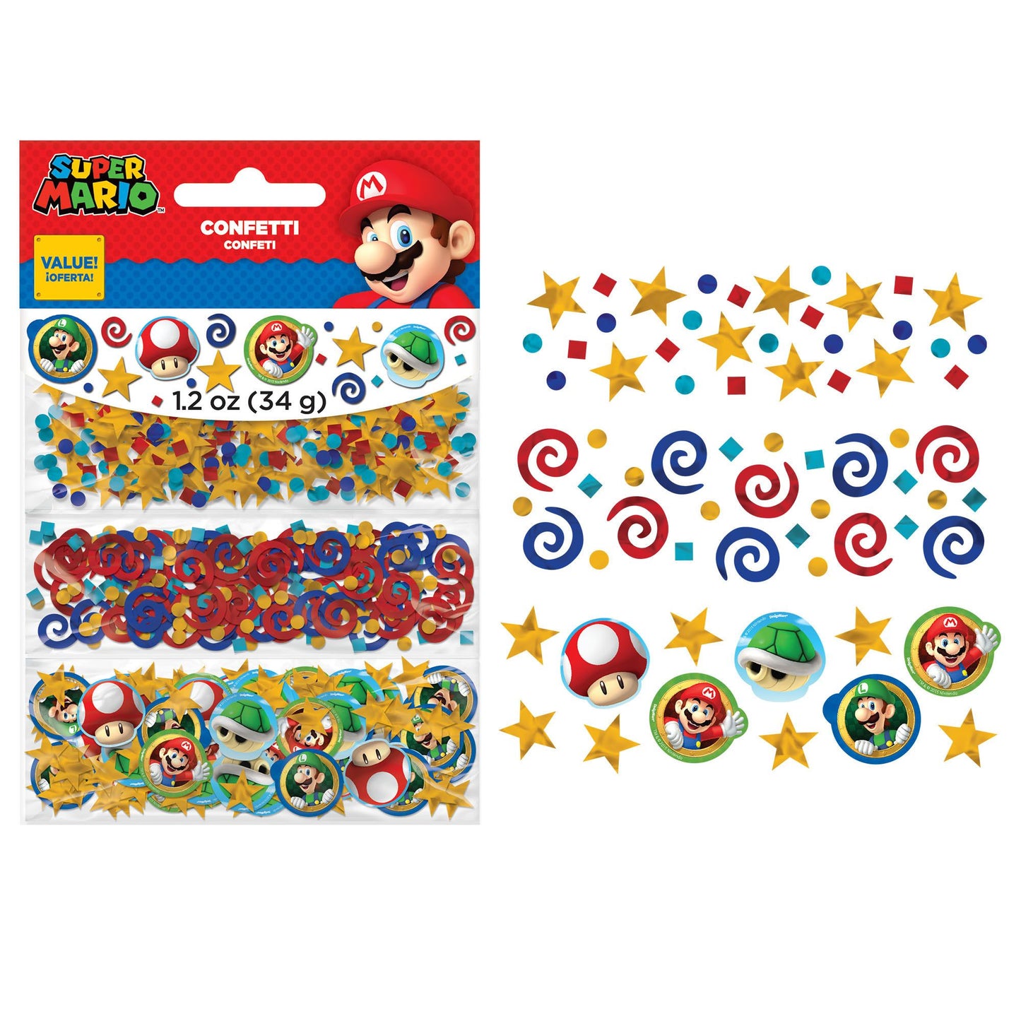 Super Mario Brothers Value Confetti