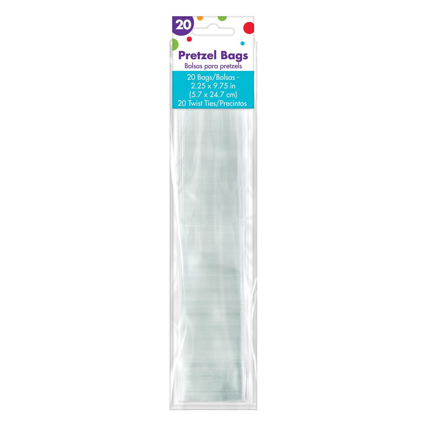 Cello Pretzel Bags - 20Ct
