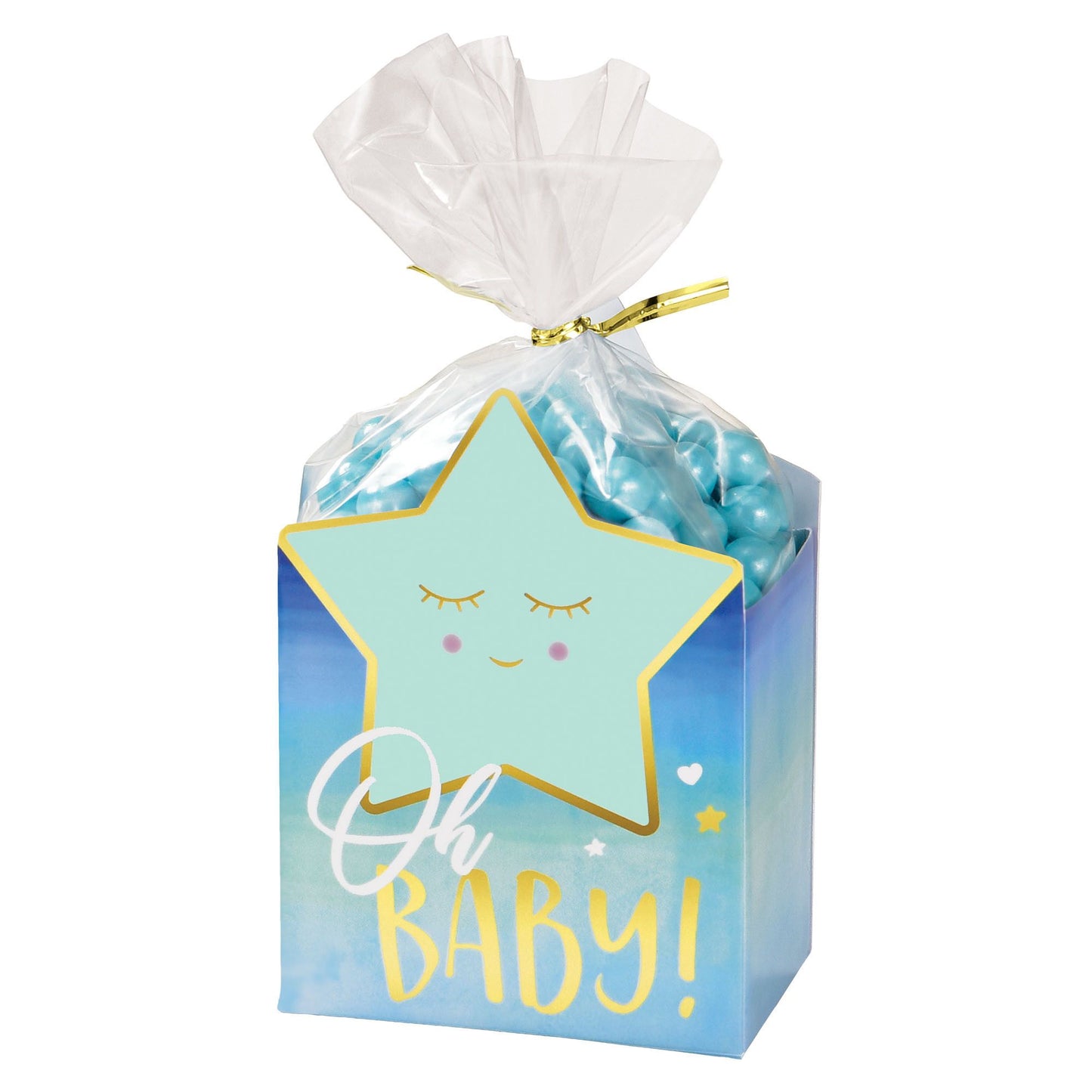 Oh Baby Favor Box Kit - Blue