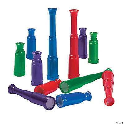 Vp Plastic Telescopes, 12/Pk