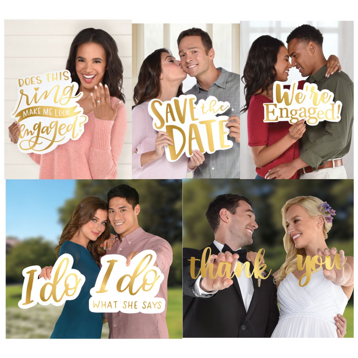 Jumbo Photo Props - Wedding