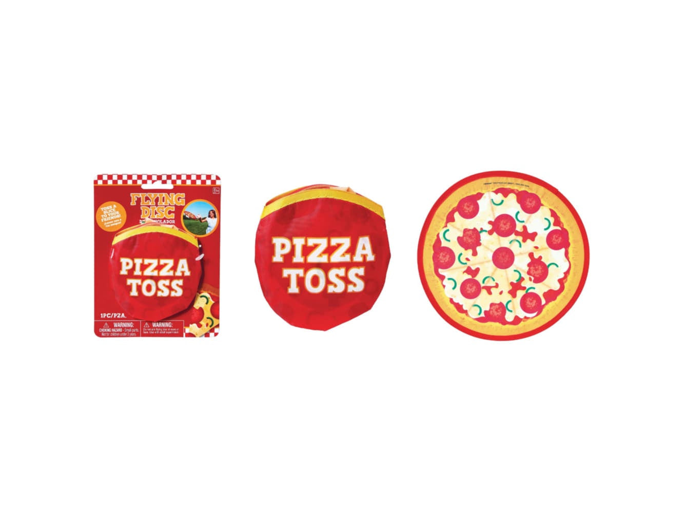 Flying Disc Pizza Toss