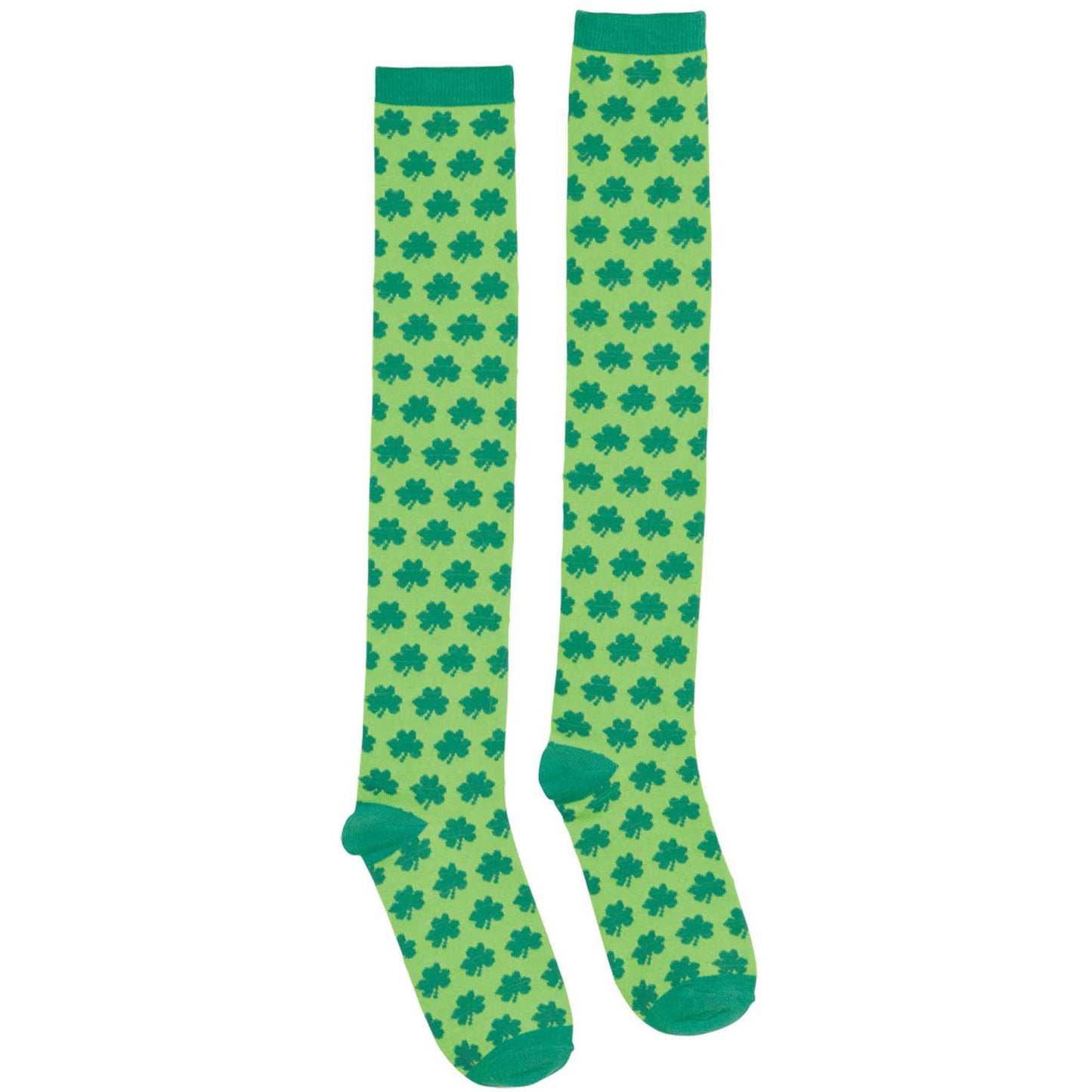 St. Patrick'S Day Knee High Socks - Shamrocks