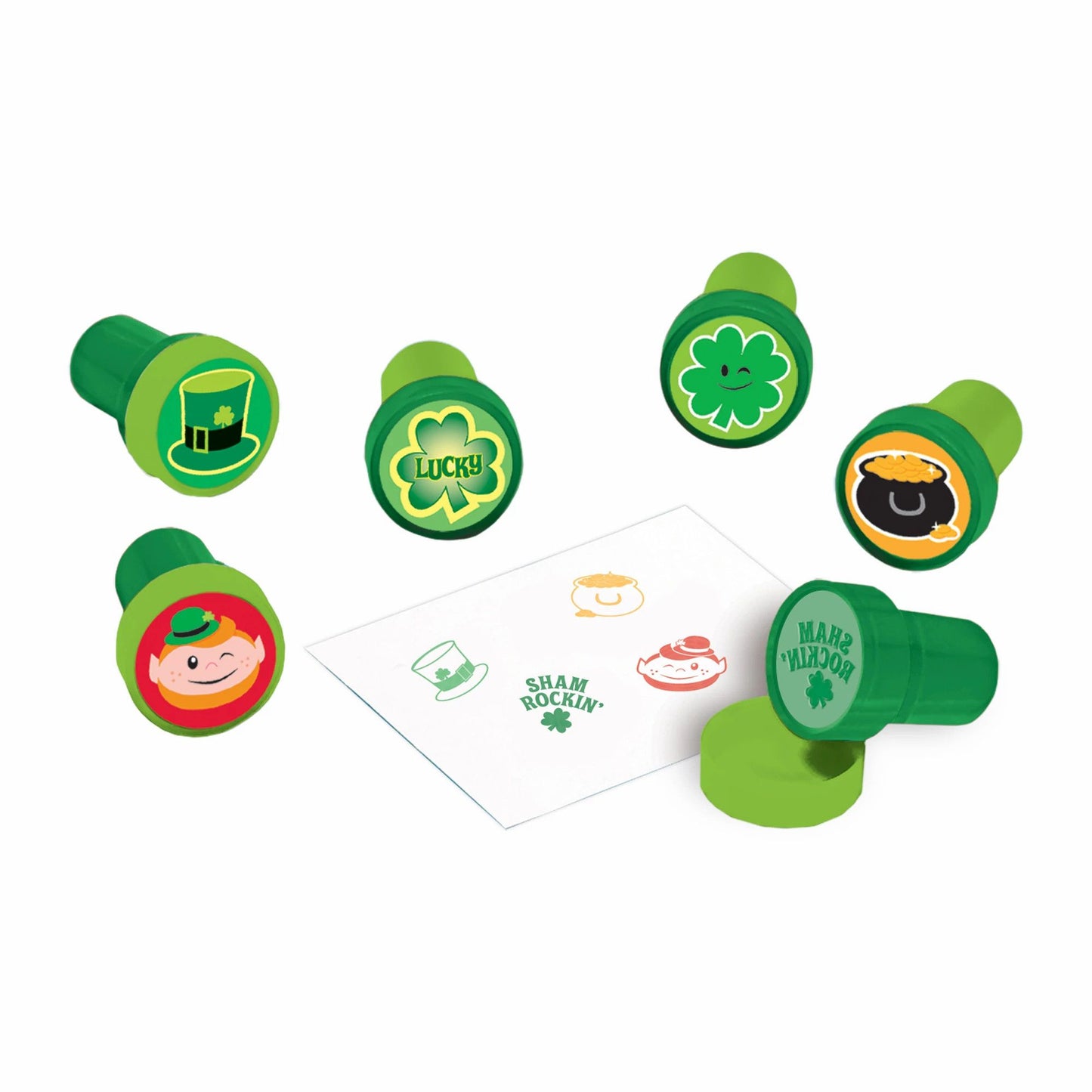Stamper Set Favor Pk St. Pats, 6Ct