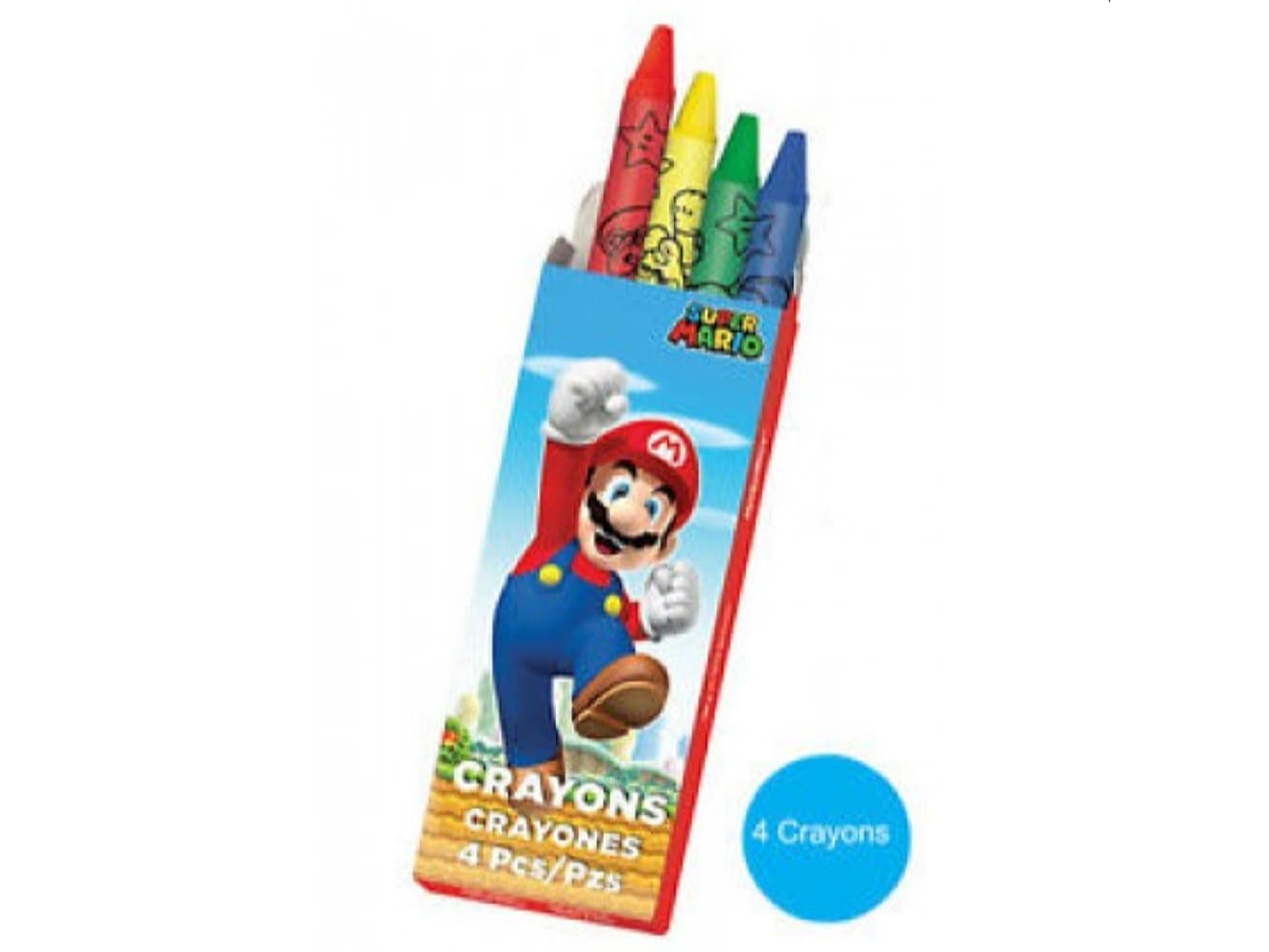 Super Mario Crayon Favor