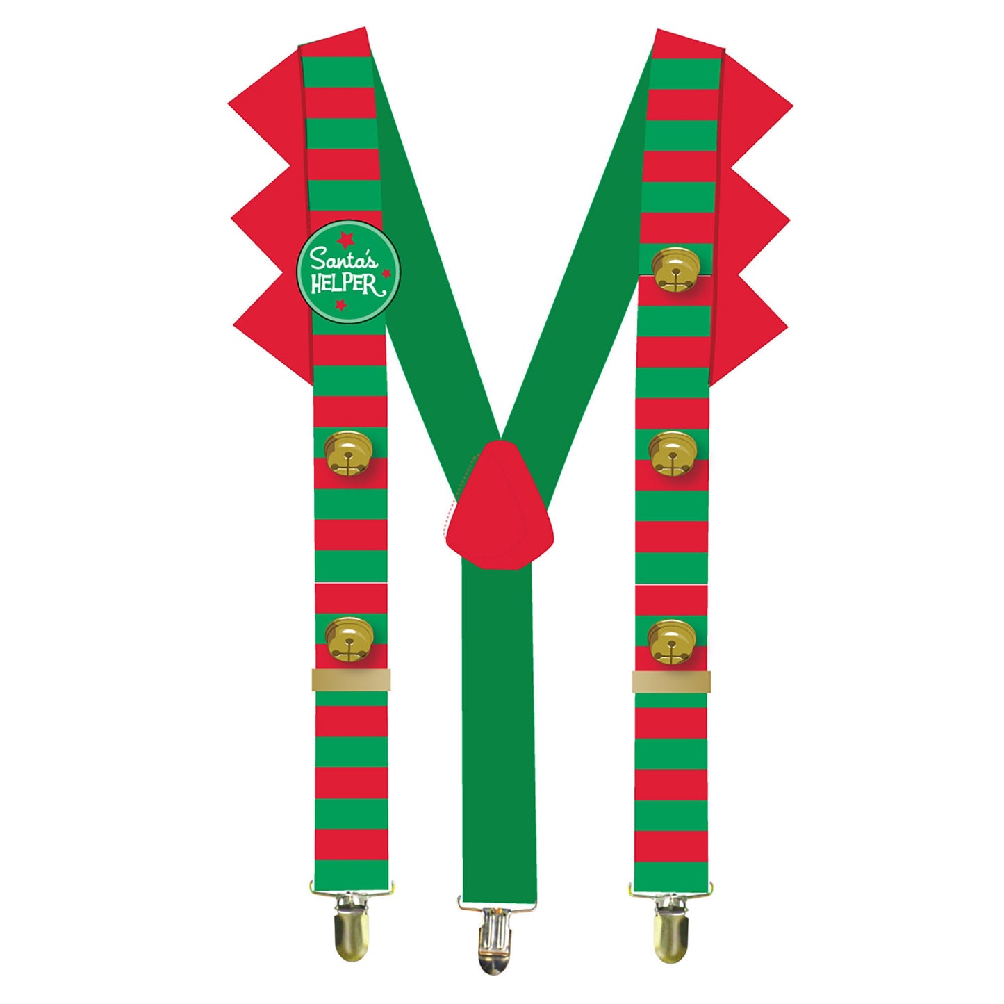 Santas Helper Elf Suspenders