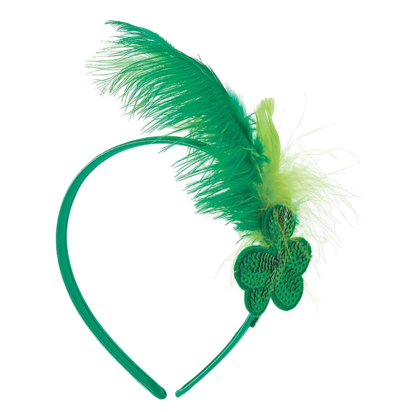 St. Patrick's Day Feather Headband