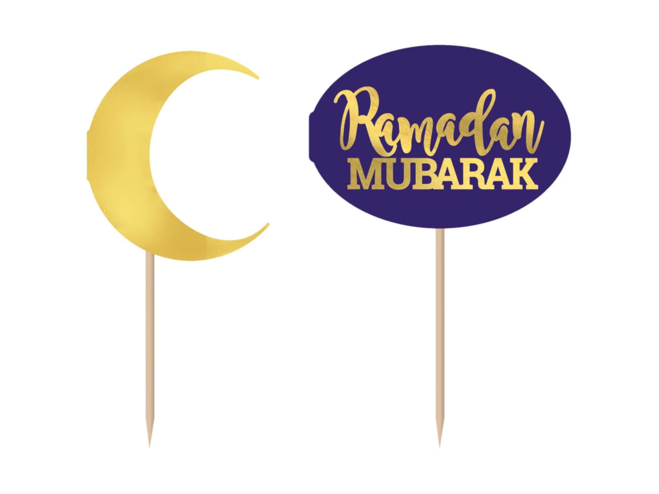 Ramadan Cupcake Picks-24Pcs