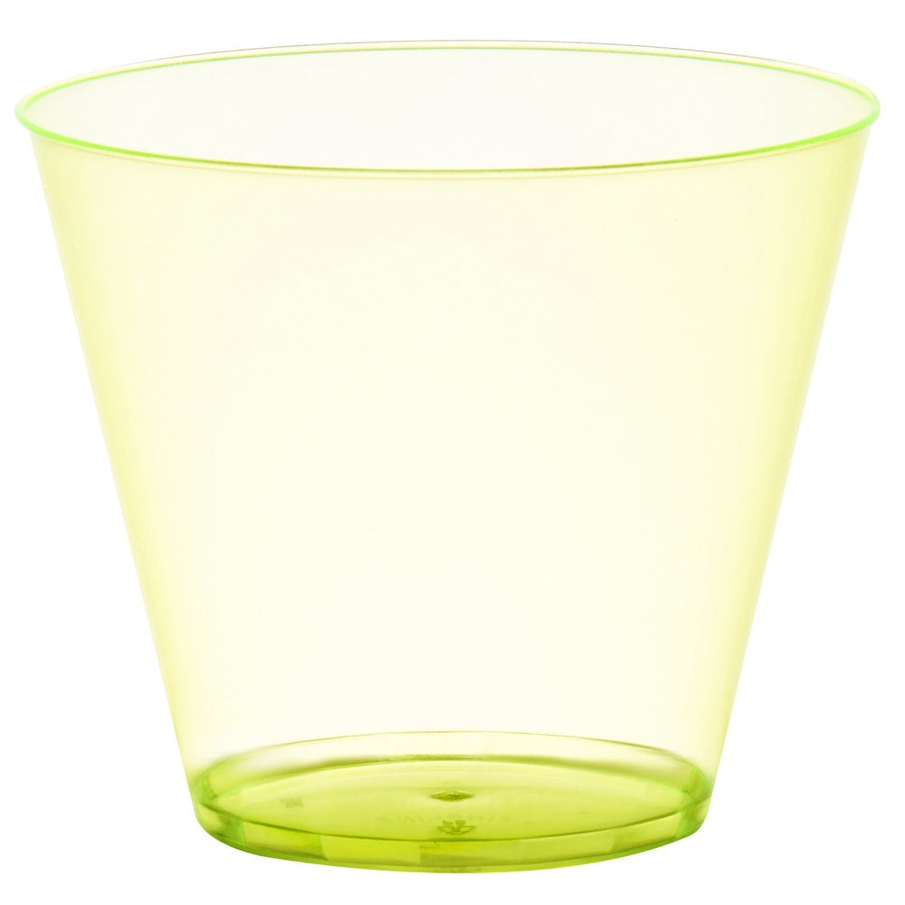 9 Oz. Old - Fashioned Tumblers,Yellow,20/Bag/Disc