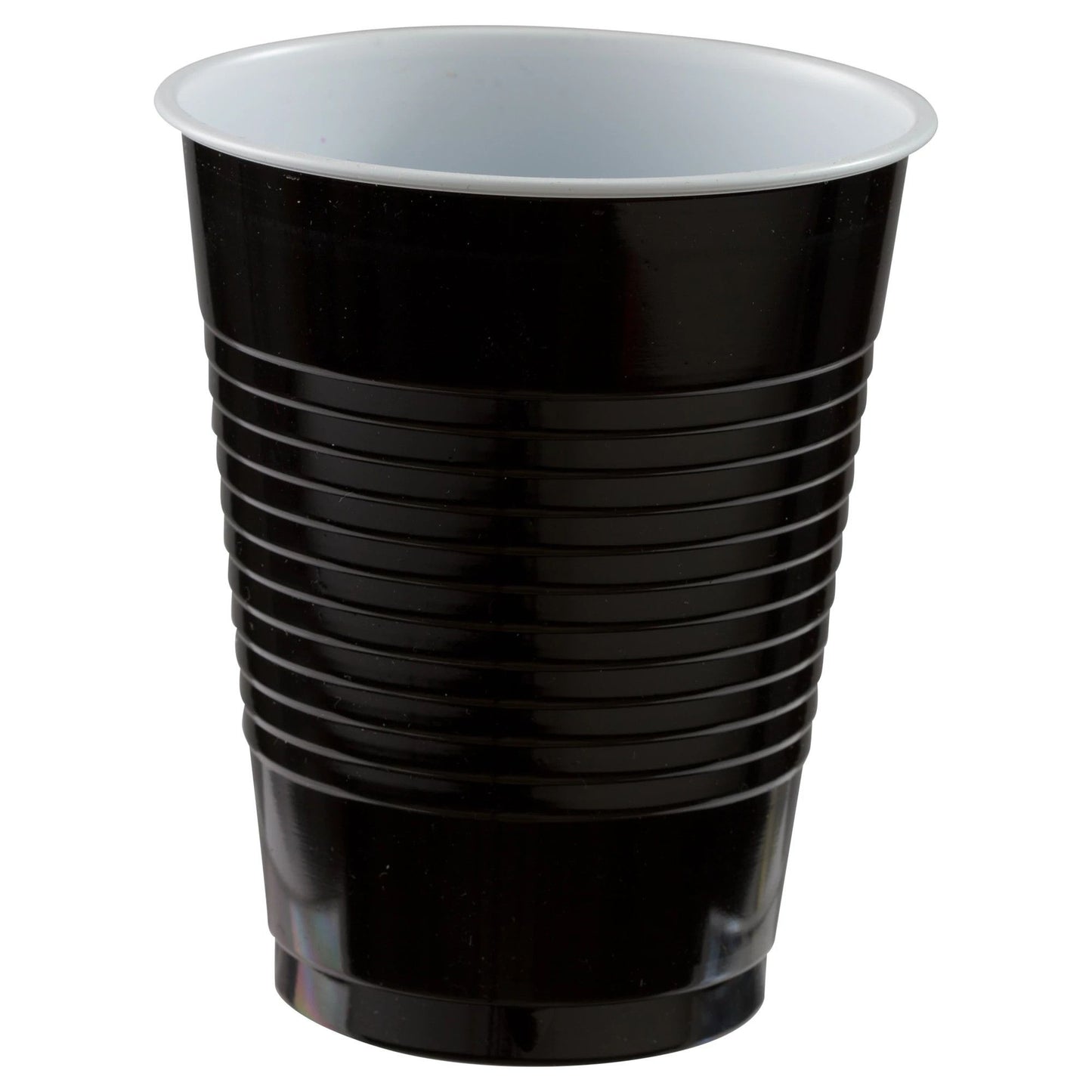 18 Oz Plastic Cups - Jet Black