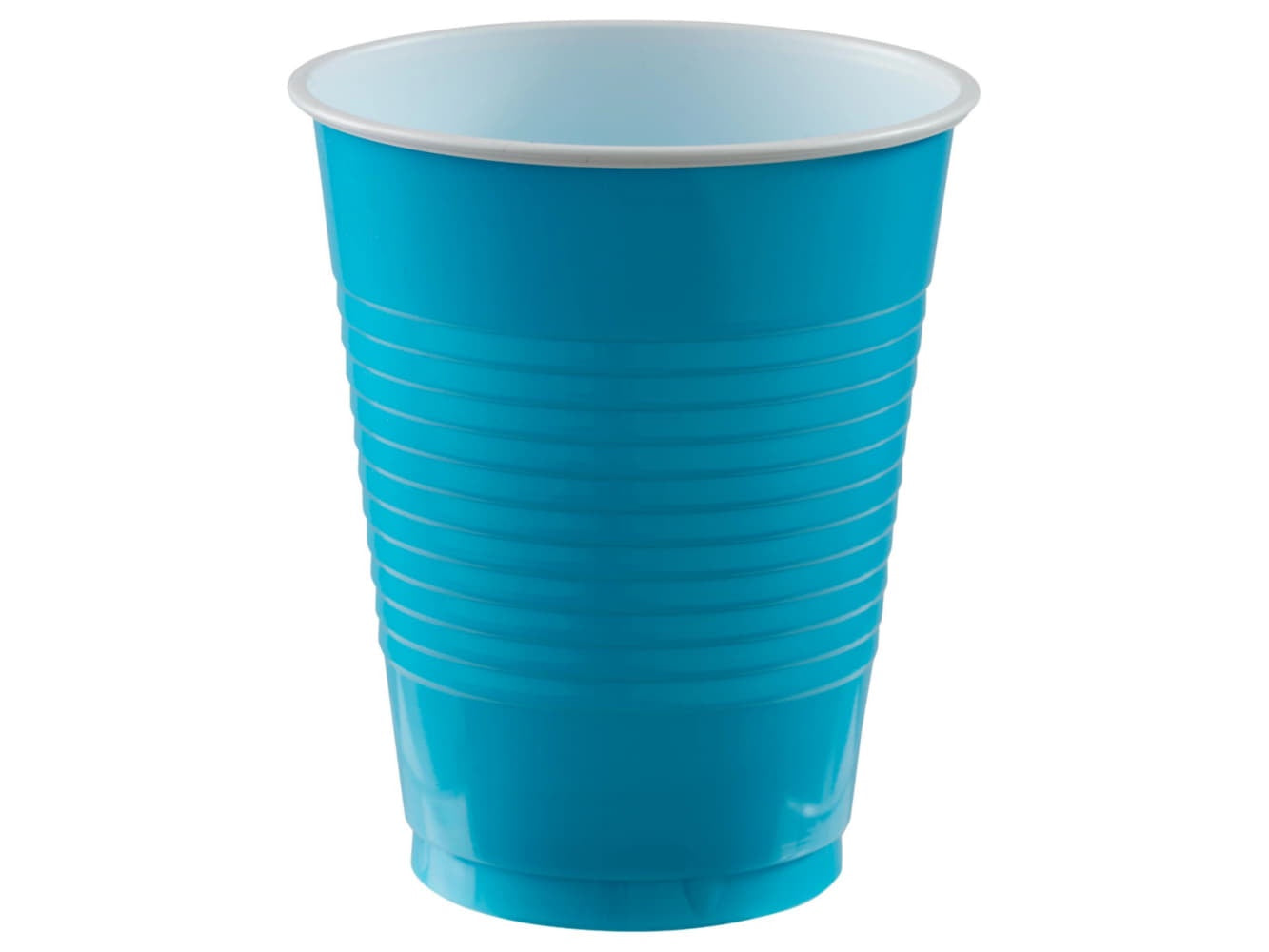 18Oz Plastic Cups-Caribbean Blue