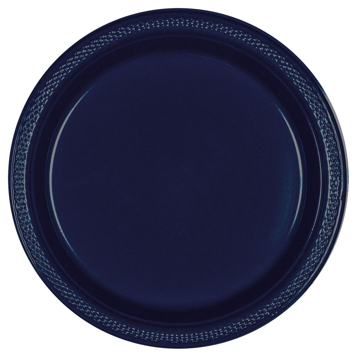 7In Platic Plates - True Navy