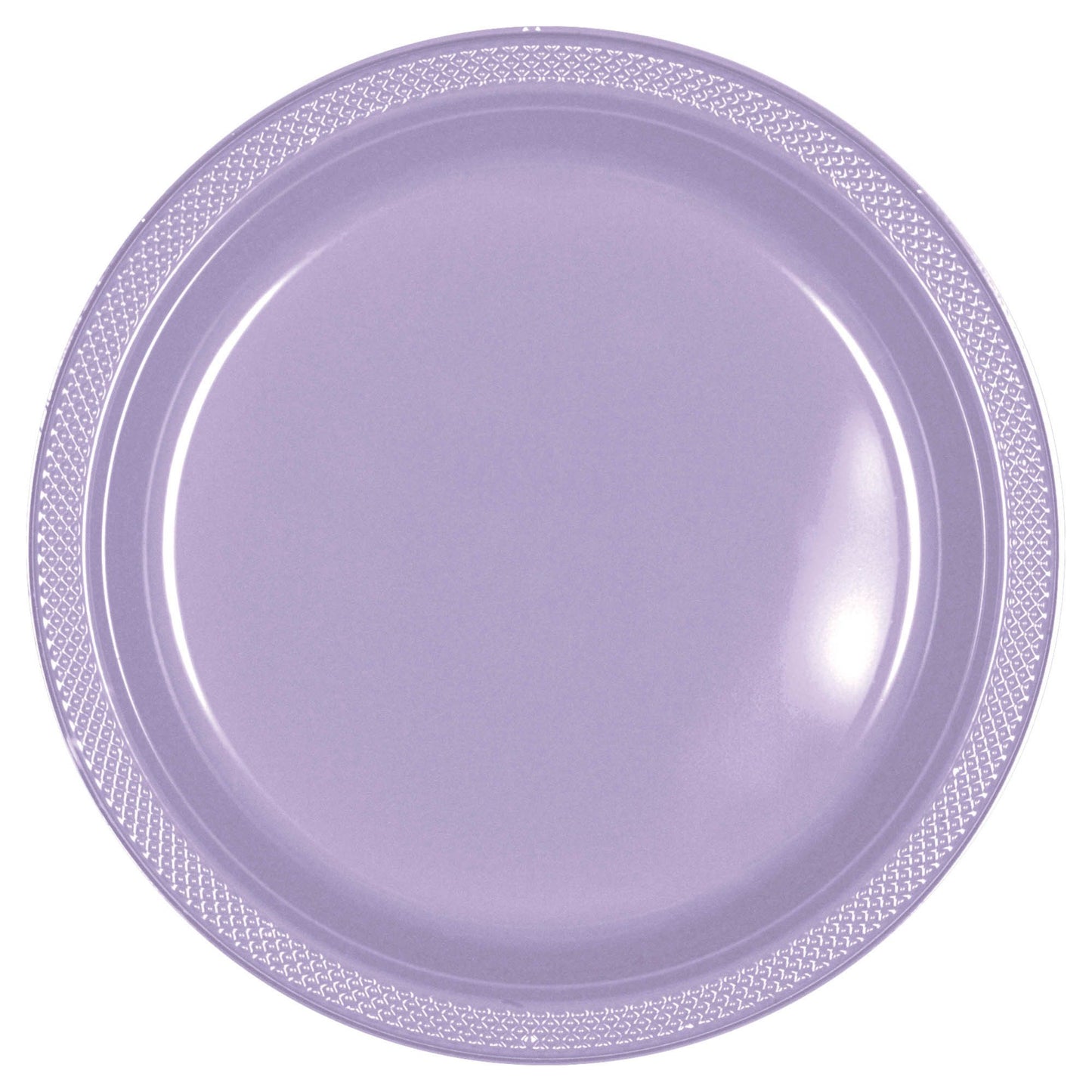 10In Plastic Plates - Lavender
