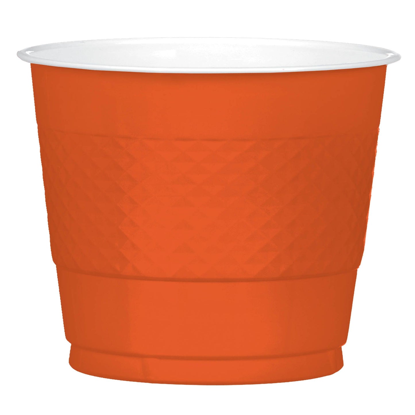 9 Oz Plastic Cups - Orange Peel/Disc