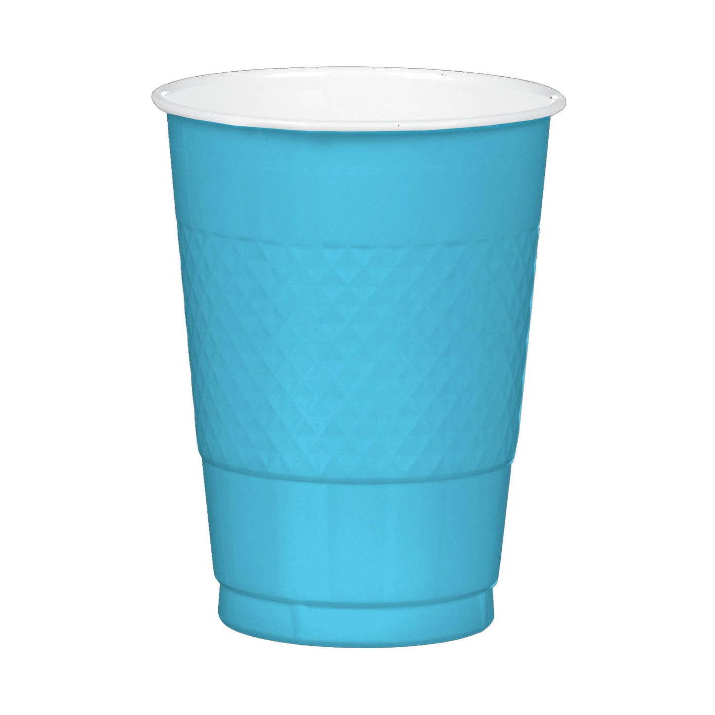 16 Oz Plastic Cups - Caribbean Blue