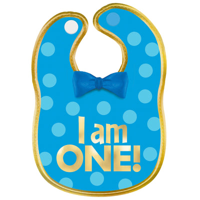 1St Birthday Boy Fabric Bib