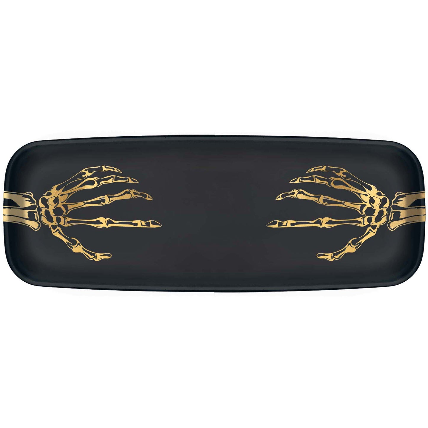 Skeleton Hands Long Platter