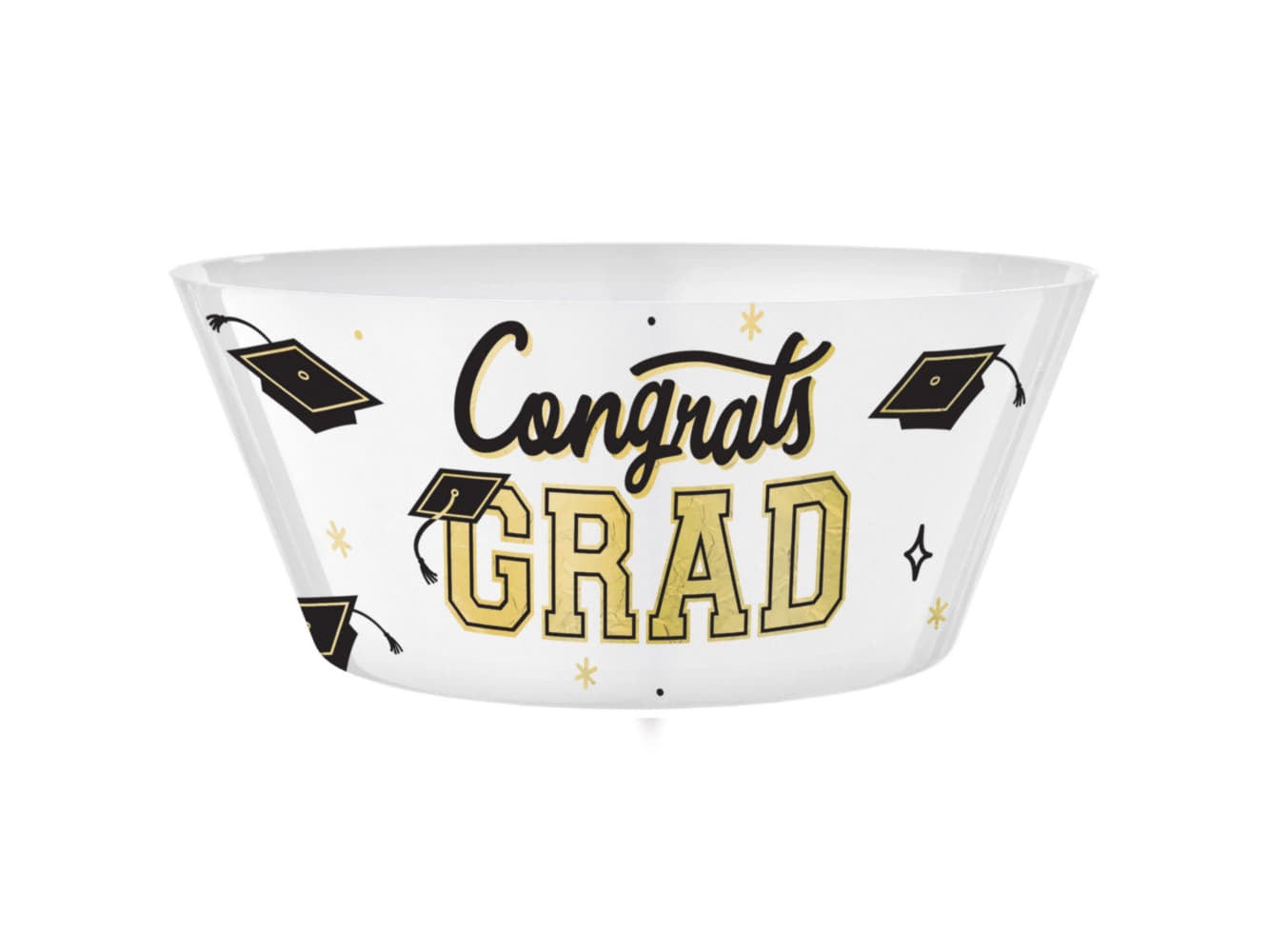 Congrats Grad 3.7Qt Bowl