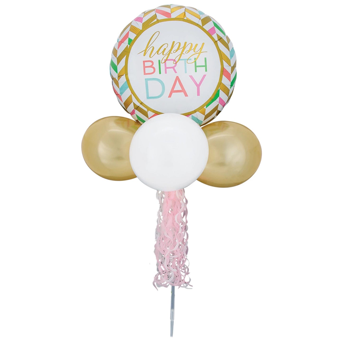 Pastel Happy Bday Yard Sign Kit