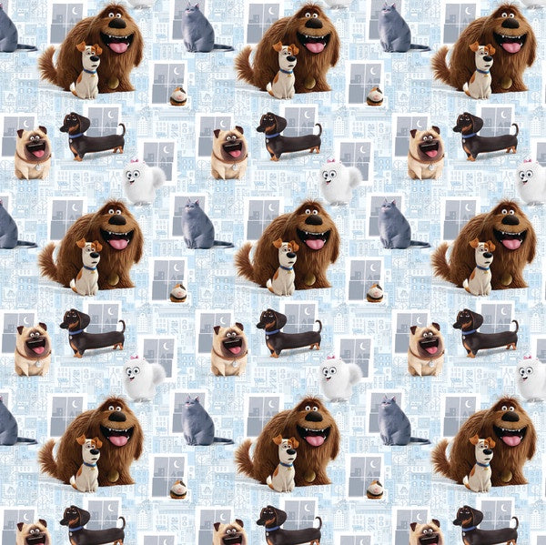 Secret Life Of Pets Gift Wrap, 30" X 5 Ft