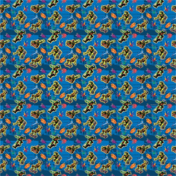 Teenage Mutant Ninja Turtles Gift Wrap, 30" X 5 Ft