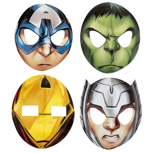 Avengers Paper Party Masks