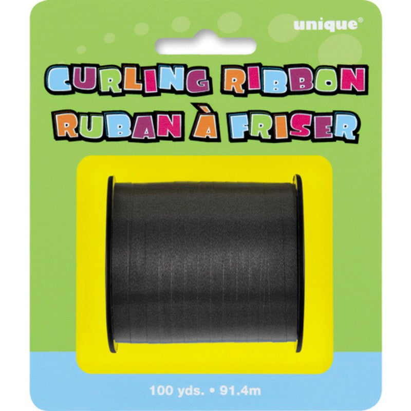 100YRDS CURLING RIBBON-BLACK
