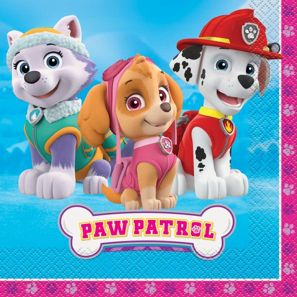Paw Patrol Girl Lunch Napkins