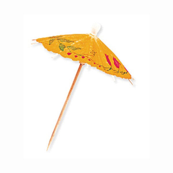 4" Paper Umbrella Picks Box, 144Ct