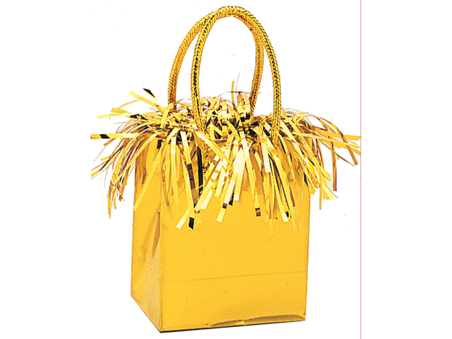 Mini Giftbag Balloon Weight-Gold