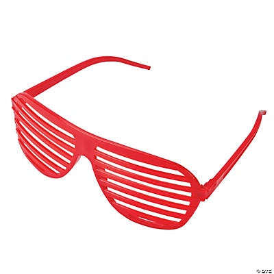 Red Shutter Glasses
