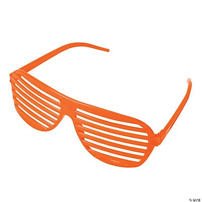 Orange Shutter Shades