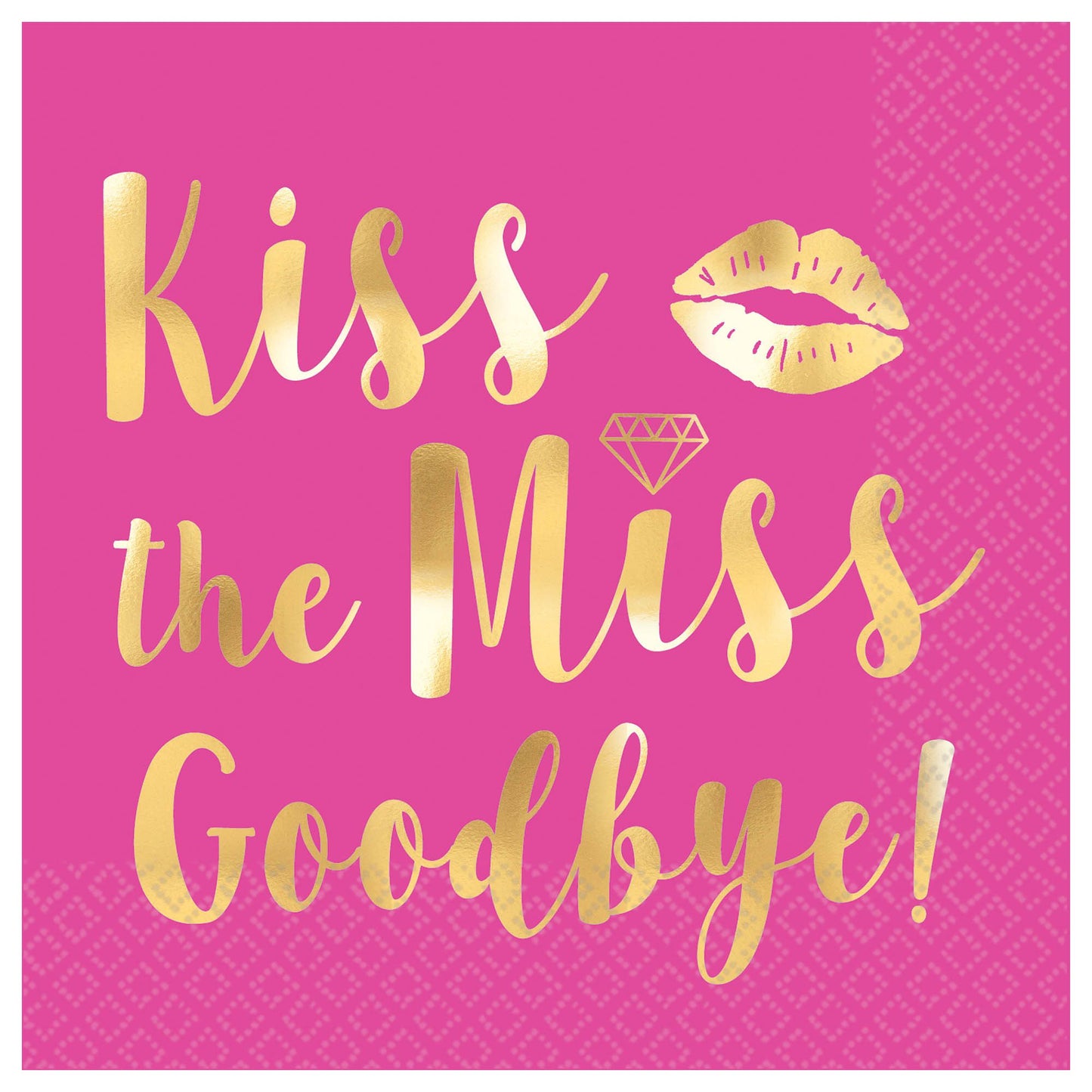 Kiss The Miss Goodbye Bev Napkins