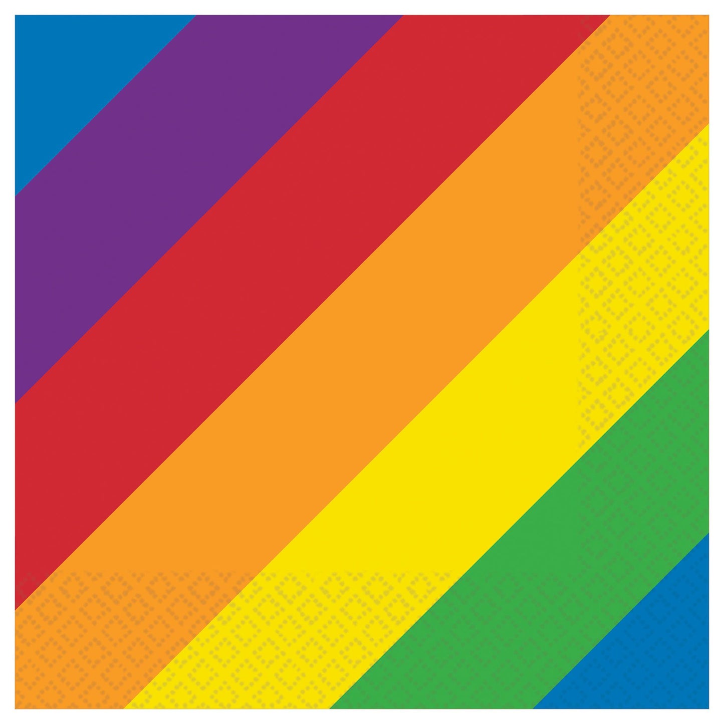 Rainbow Beverage Napkins-16Ct