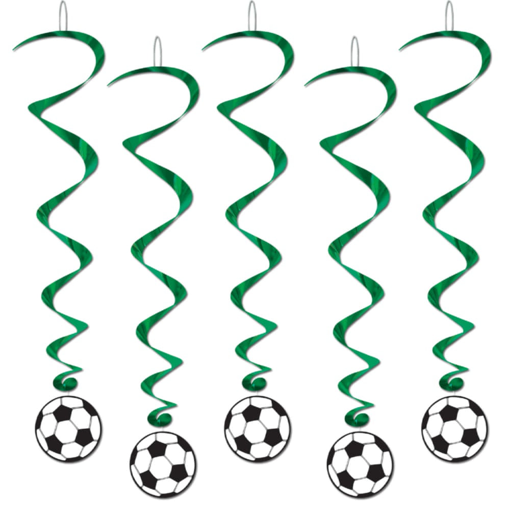 Soccer Ball Whirls - 5Pcs