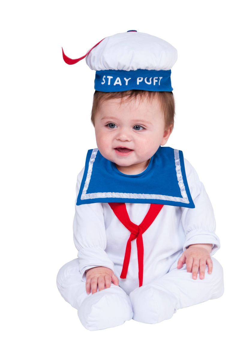 Newborn Stay Puft Marshmallow Man Romper-6-12 Months