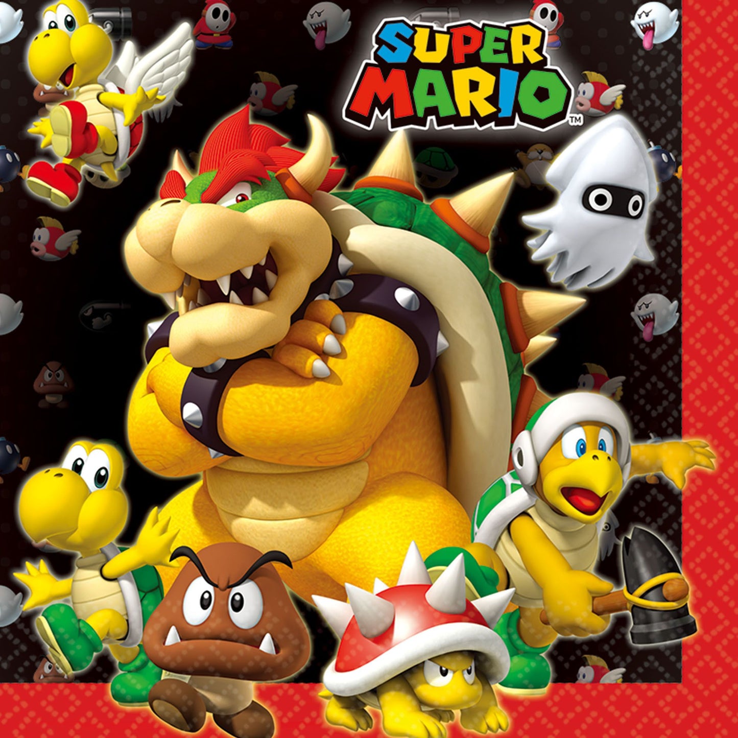Super Mario Brothers Lunch Napkins