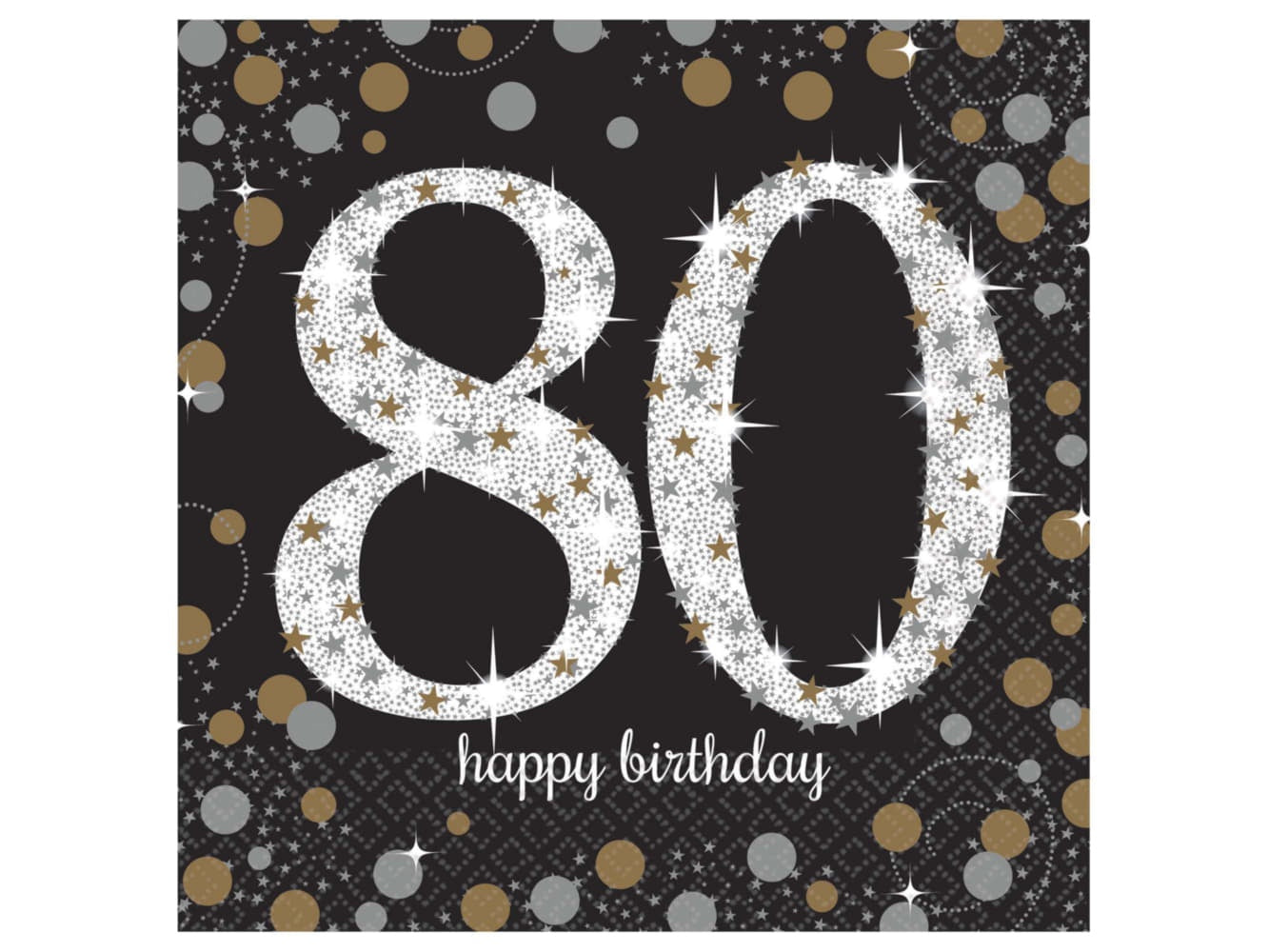 Sparkling Celebration 80 Luncheon Napkins