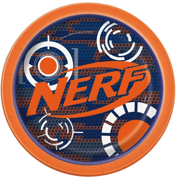 Nerf Round 9" Dinner Plates, 8Ct