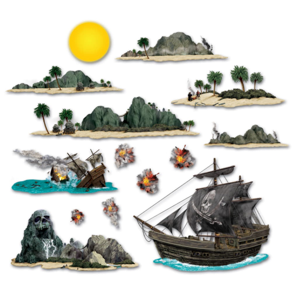 Pirate Ship & Island Props - Insta - Theme