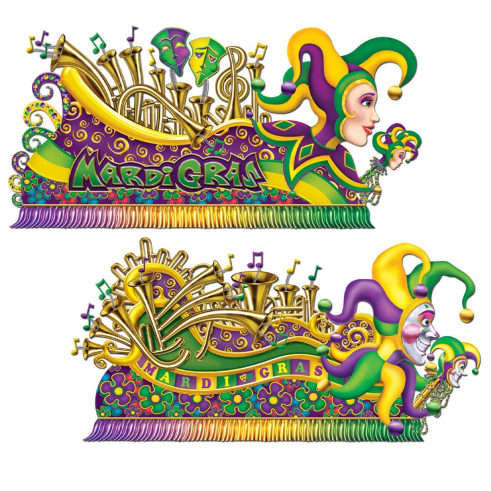 Mardi Gras Float Props Scene Setter