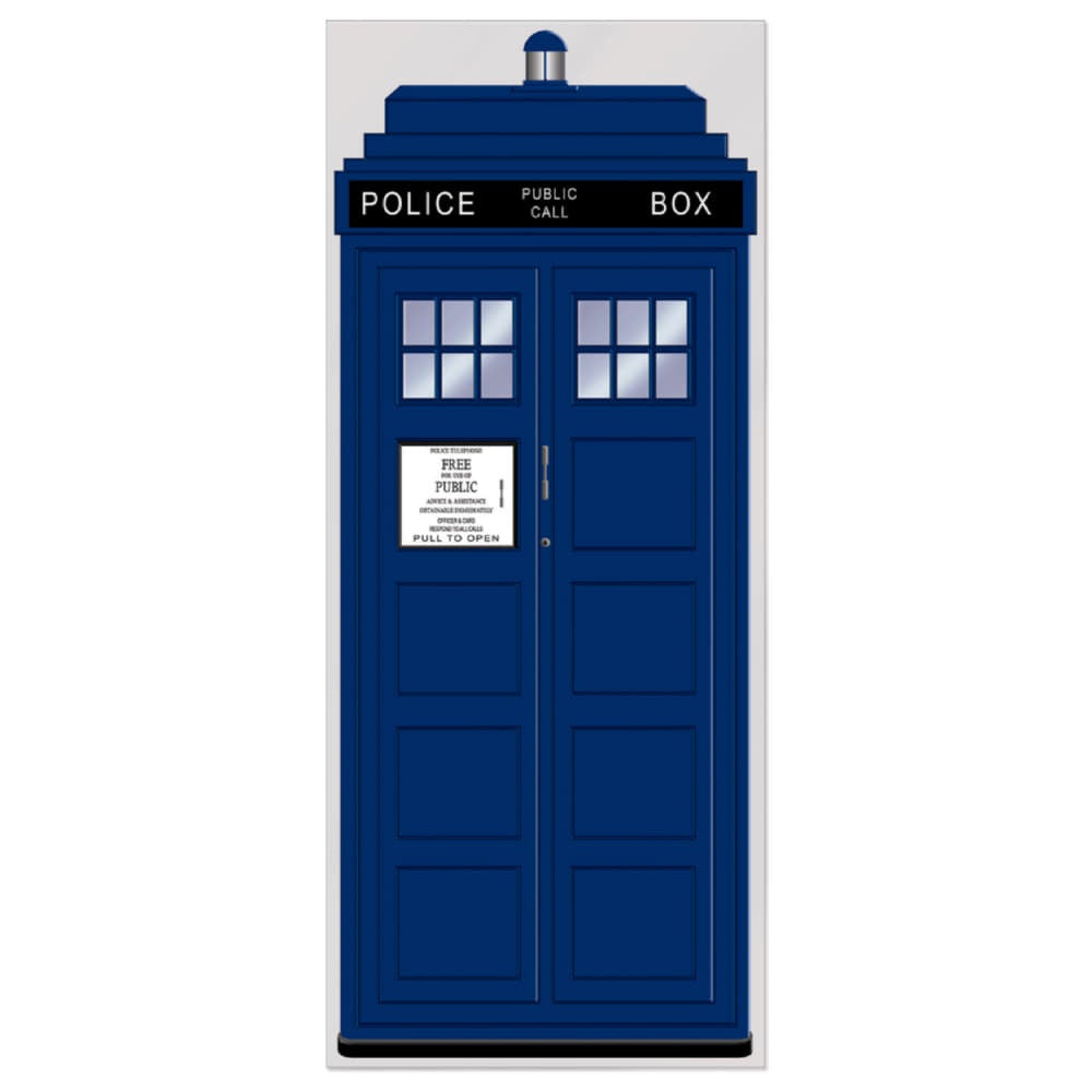Police Call Box Door Cover